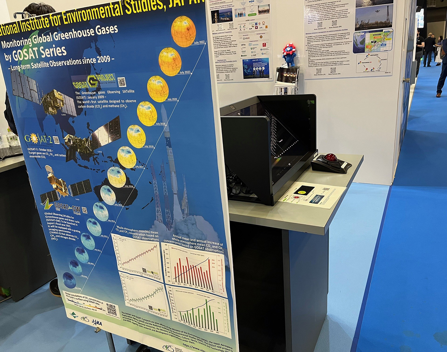 GOSATシリーズの紹介ポスター