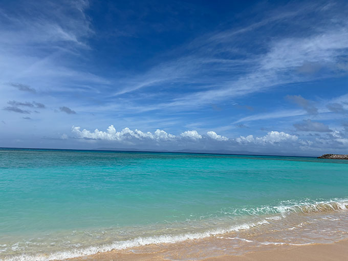 写真：波照間島の海
