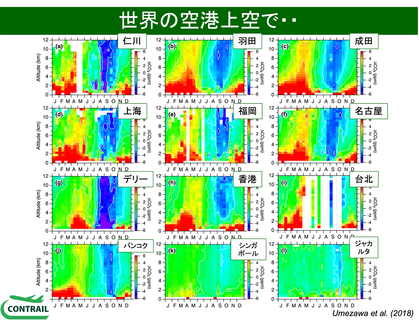 世界の空港上空で・・・