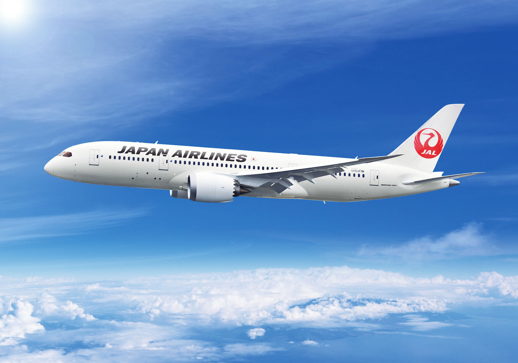 Japan Airlines' Boeing 787 aircraft